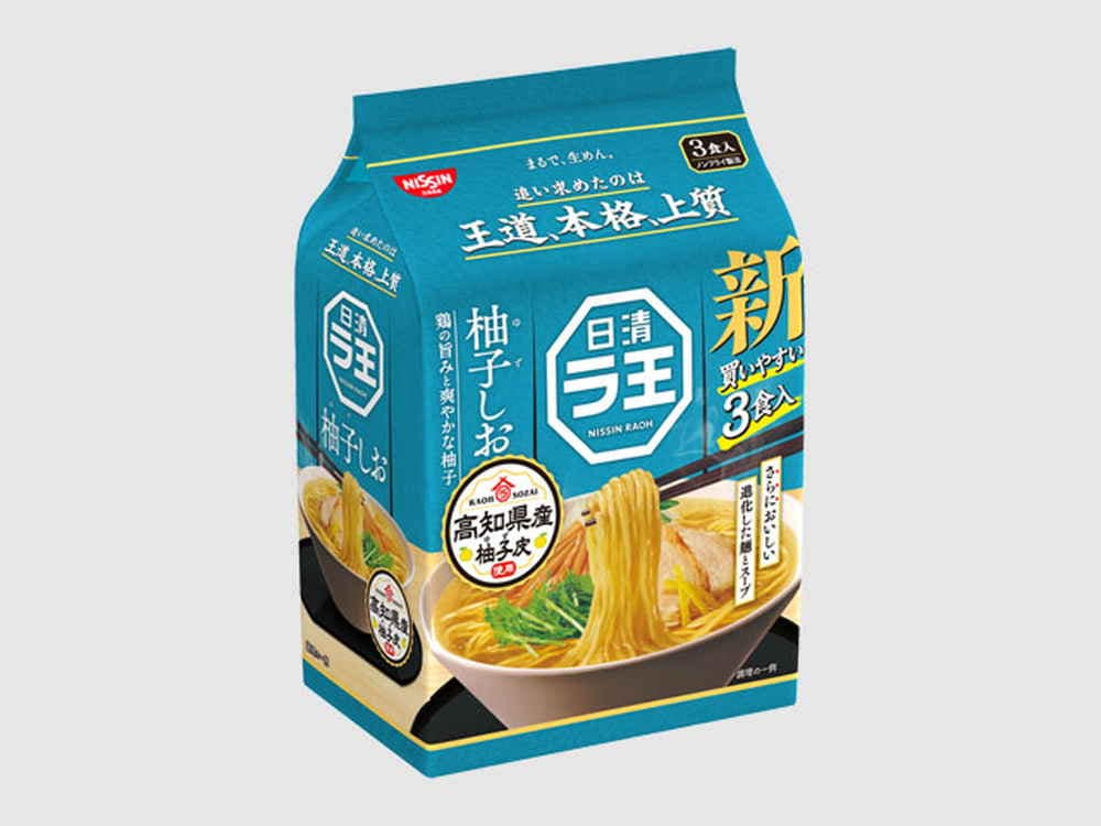 【限定クーポン対象商品】日清食品 日清ラ王 柚子しお 3食入り まとめ買い(×9)|4902105115121(tc)(011020)