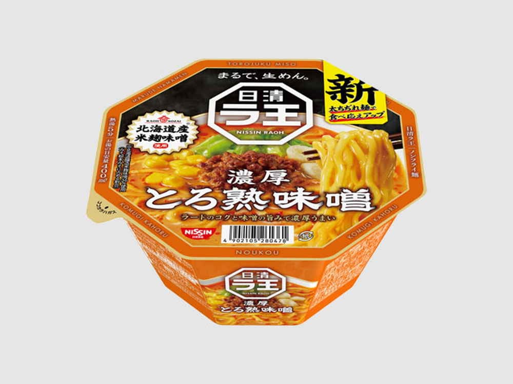 【限定クーポン対象商品】日清食品 日清ラ王 とろ熟味噌 118g まとめ買い(×12)|4902105280478(tc)(011020)