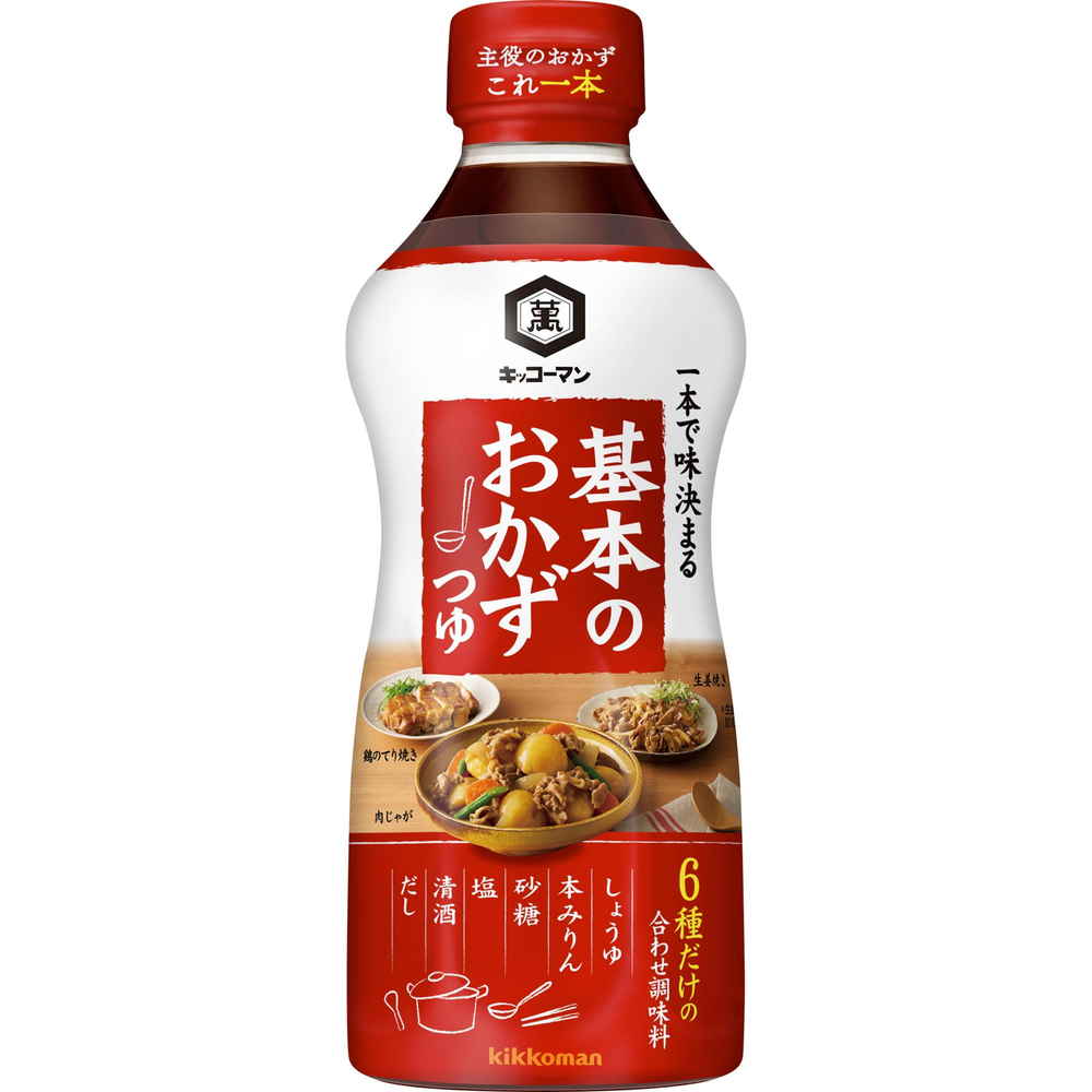 基本のおかずb・e・s・t キッコーマン 基本のおかずつゆ 500ml まとめ買い(×12)|4901515010712