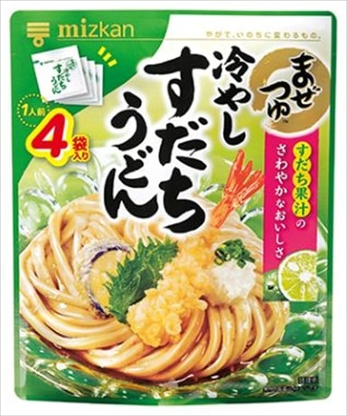 ◆ミツカン まぜつゆ 冷やしすだちうどん 29g×4袋 まとめ買い(×12)|4902106856214(tc)(011020)