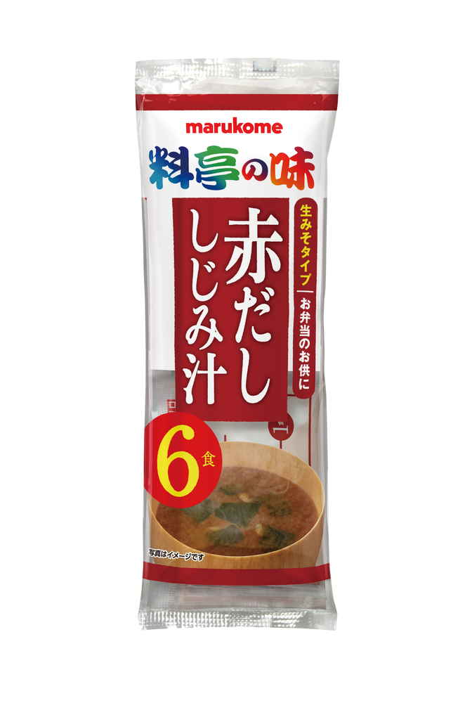 マルコメ 生みそ汁料亭の味赤だししじみ 6食 102g まとめ買い(×12)|4902713123846(tc)(012956)