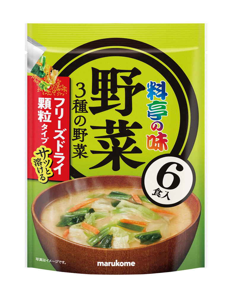 マルコメ FD顆粒みそ汁 料亭の味野菜 6食 まとめ買い(×6)|4902713135559(tc)(011020)