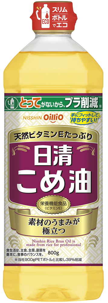 日清オイリオ こめ油 800g まとめ買い(×8)|4902380218821(tc)(012956)