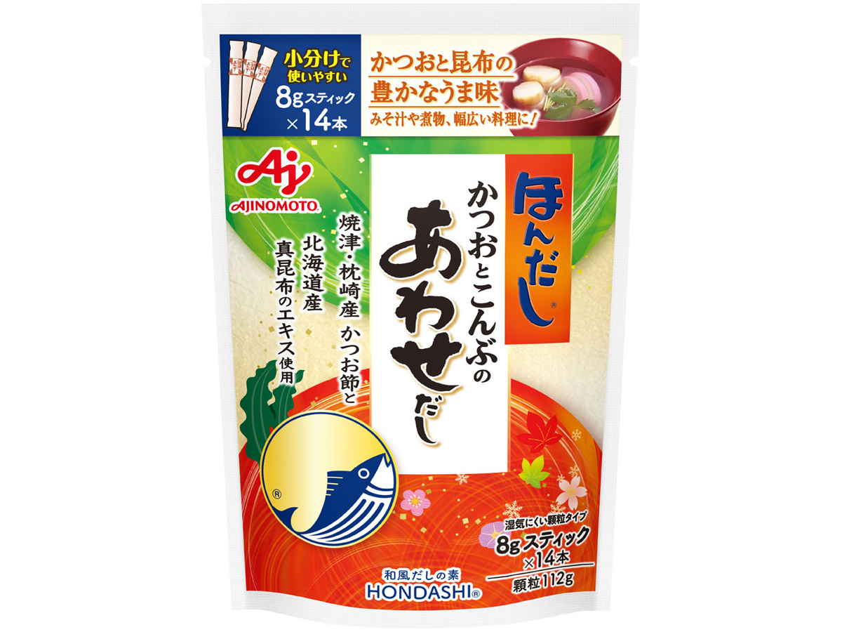 味の素 ほんだし あわせだし 8g×14本 まとめ買い(×10