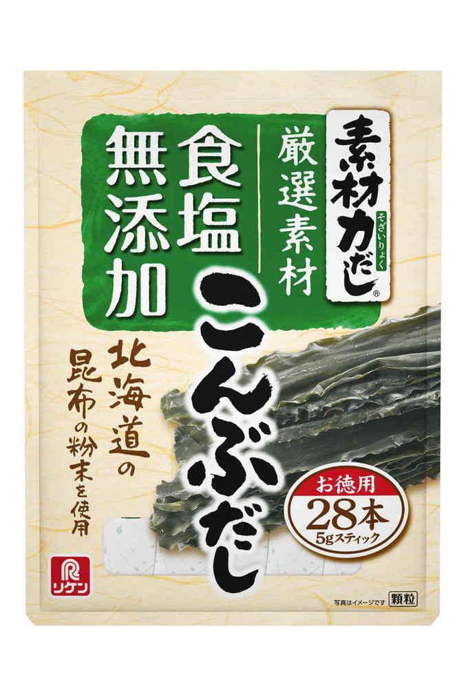 リケン 素材力だし こんぶだしお徳用 5g×28 まとめ買い(×5)|4903307722605(tc)(012956)