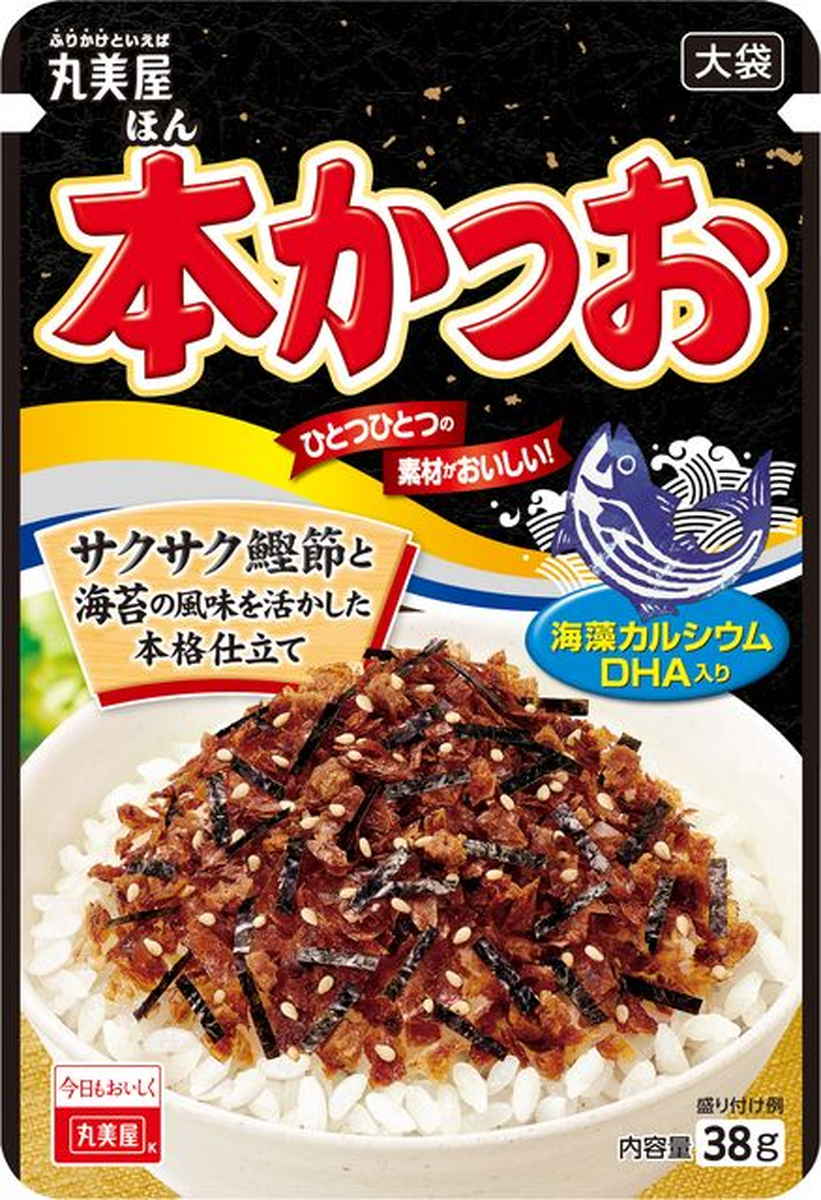 ◆丸美屋 本かつお 大袋 38g まとめ買い(×10)|4902820108101(tc)(011020)