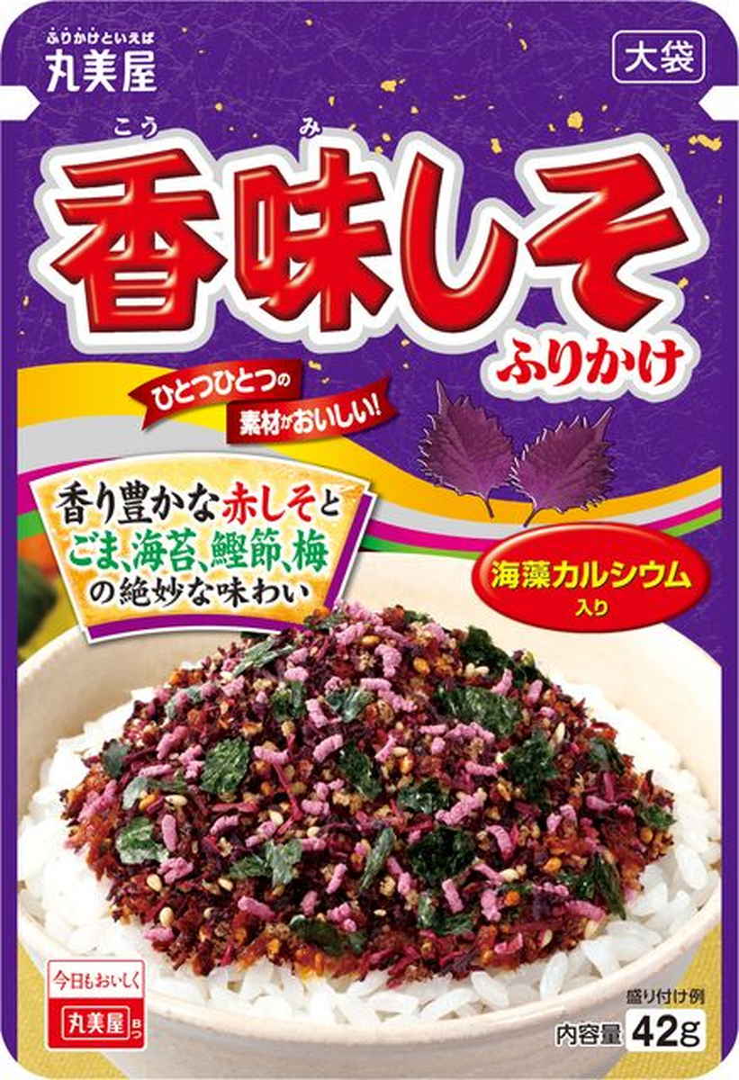 【限定クーポン対象商品】◆丸美屋 香味しそふりかけ 大袋 42g まとめ買い(×10)|4902820108224(tc)(011020)
