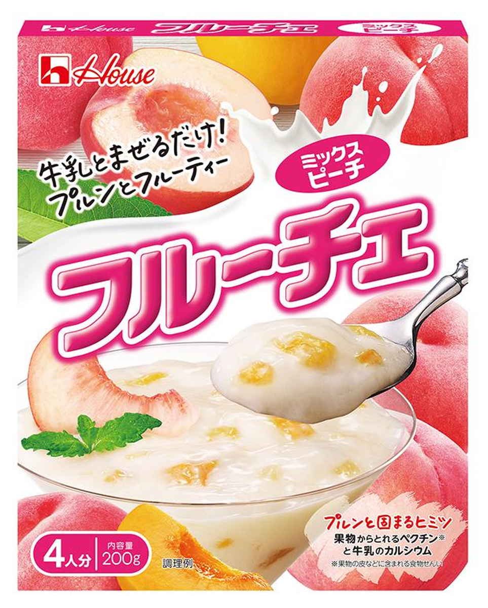 ハウス フルーチェ ミックスピーチ 200g まとめ買い(×10)|4902402804506(dc)(011020)