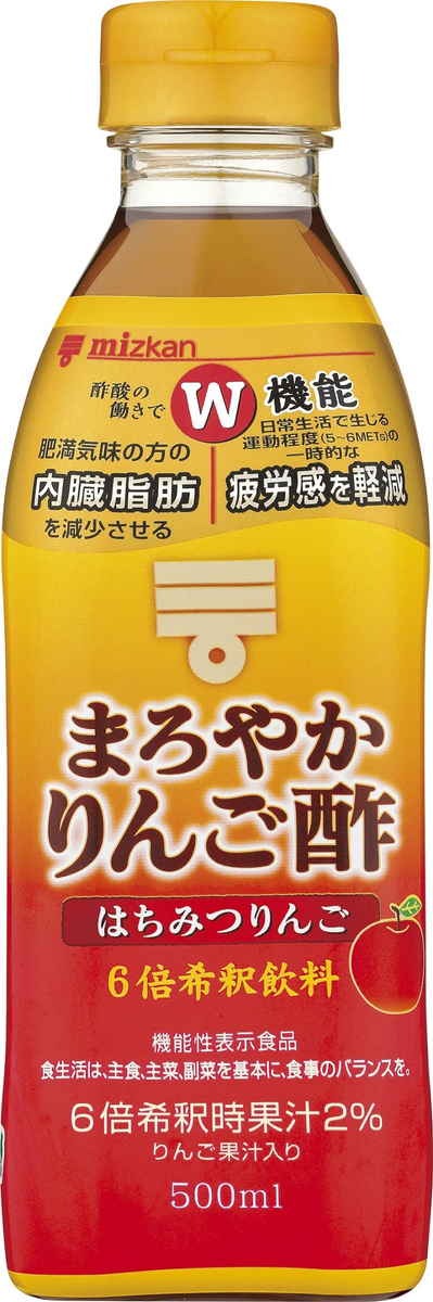 ミツカン まろやかりんご酢 500ml まとめ買い(×6)|4902106799429(dc)(011020)