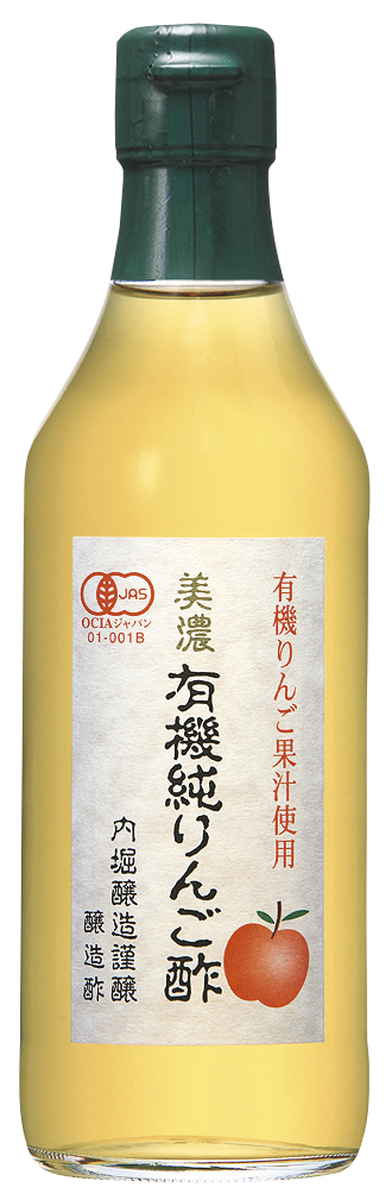 内堀醸造 美濃有機純りんご酢 360ml まとめ買い(×6)|4970285851344(tc)(011020)