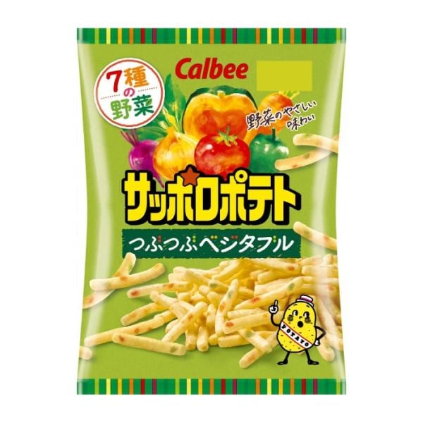 【単品】カルビー　サッポロポテトつぶつぶベジタブル  ７２ｇ(送料別)(n)