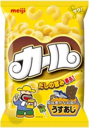 【単品】明治　カールうすあじ  ６８ｇ(送料別)(n)