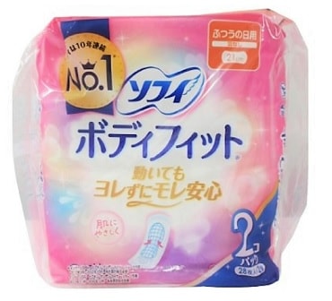 【単品】ユニチャーム　ボディフィット羽なし２個パック  ２８枚×２Ｐ(送料別)(n)