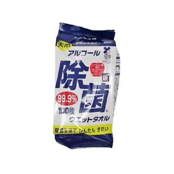 【単品】コーヨー　アルコール除菌ウエットタオル詰替用  １００枚(送料別)(n)