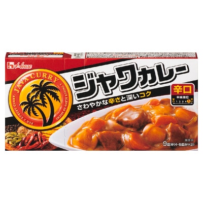 【単品】ハウス ジャワカレー辛口 185g(送料別)(n)