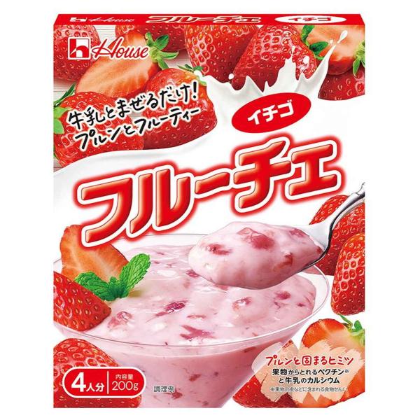 【単品】ハウス　フルーチェイチゴ  ２００ｇ(送料別)(n)