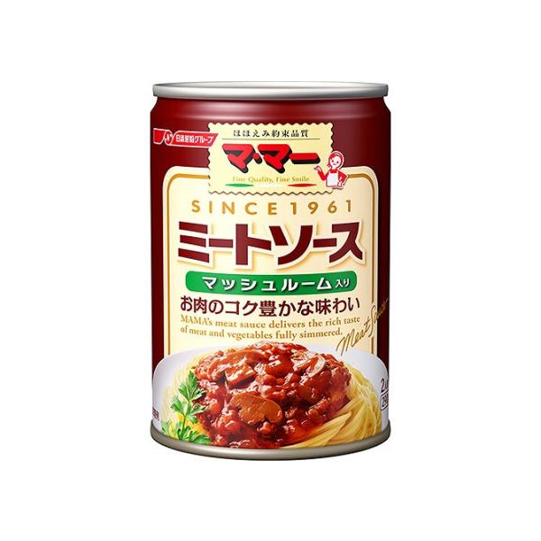 【単品】マ・マー　ミートソースマッシュルーム入り　缶  ２９０ｇ(送料別)(n)