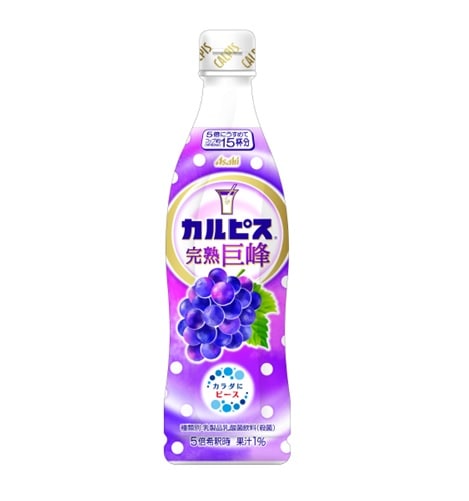 【単品】カルピス　巨峰　ピースボトル  ４７０ｍｌ(送料別)(n)