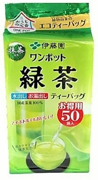 【単品】伊藤園　ワンポット緑茶ティーバッグ  ３．０ｇ×５０袋(送料別)(n)