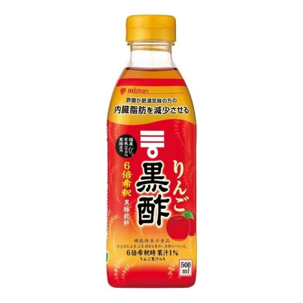 【単品】ミツカン　りんご黒酢  ５００ｍｌ(送料別)(n)
