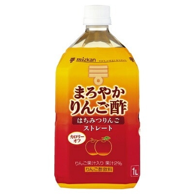 【単品】ミツカン まろやかりんご酢 ストレート 1L(送料別)(n)