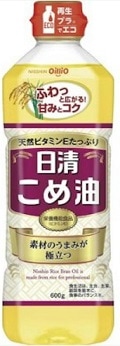 【単品】日清オイリオ　こめ油  ６００ｇ(送料別)(n)