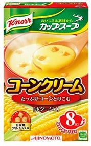 【単品】味の素 クノールカップスープ コーンクリーム8袋 8袋(送料別)(n)