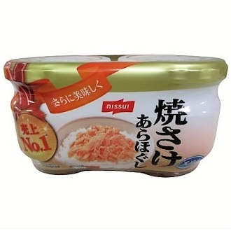 【単品】ニッスイ　焼さけあらほぐし２個パック  ４８ｇ×２(送料別)(n)