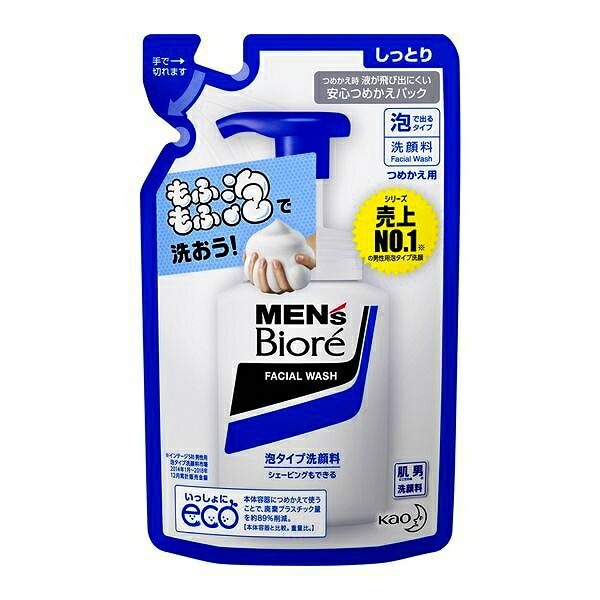 【単品】花王　メンズビオレ　泡タイプ洗顔　詰替用  １３０ｍｌ(送料別)(n)