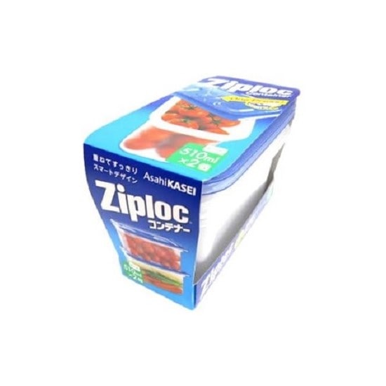 ALYSI 105181P5239CO 関税送料込 単品】旭化成 ZLコンテナ長方形 510ml 2P(送料別)(n