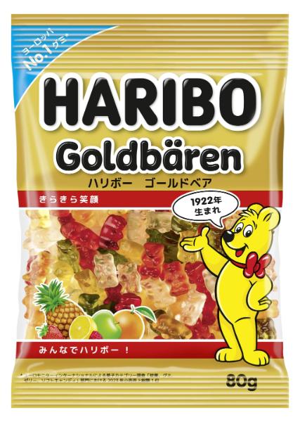 ハリボー ゴールドベアグミ 80g まとめ買い(×10)|4001686396476(tc)(049840)(送料別)