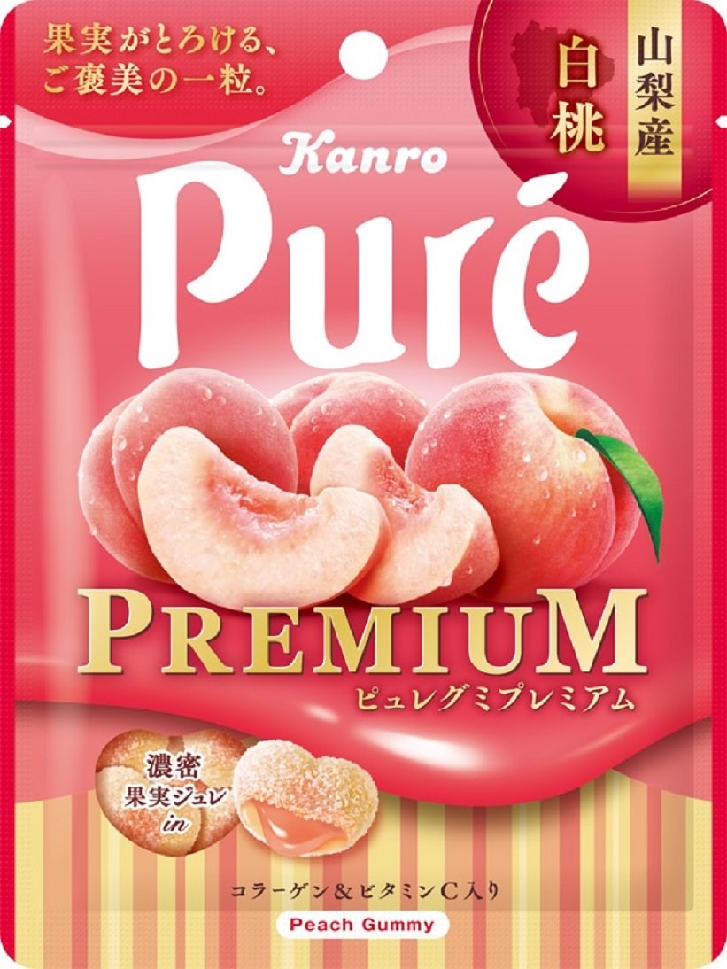 カンロ ピュレグミプレミアム山梨産白桃 54g まとめ買い(×6)|4901351022443(tc)(415138)(送料別)