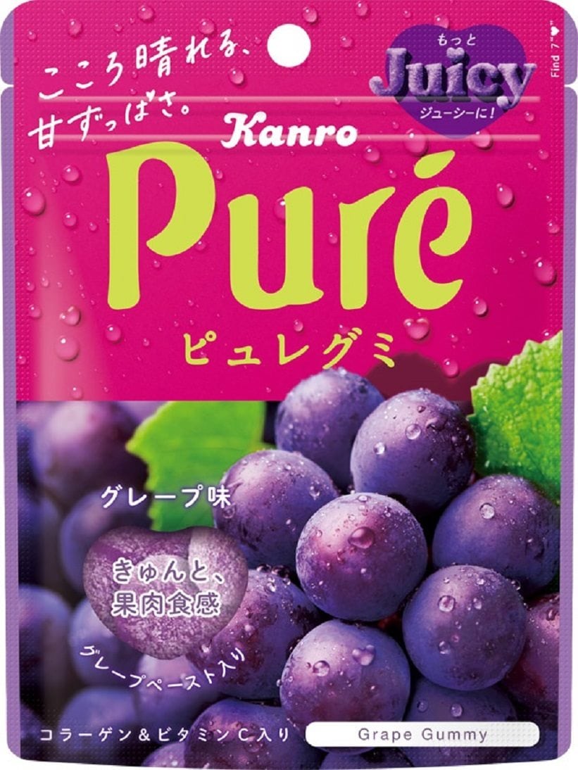 カンロ ピュレグミグレープ 56g まとめ買い(×6)|4901351058633(dc)(415138)(送料別)