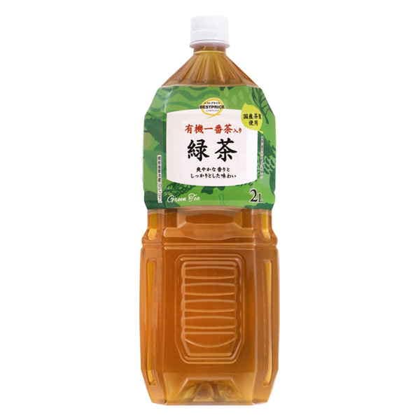 トップバリュ　有機一番茶入り緑茶２Ｌ　まとめ買い（×6)(送料別)