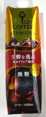 キーコーヒー　リキッドコーヒー無糖１Ｌ　まとめ買い（×6)(送料別)