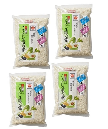【産地取り寄せ商品】ますやみそ　こうじ漬の素　7００ｇ　４個セット(送料別)(n)
