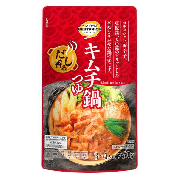 TVBP だし香るキムチ鍋つゆ 750g まとめ買い(×10)|4549414629330(tc)(426980)