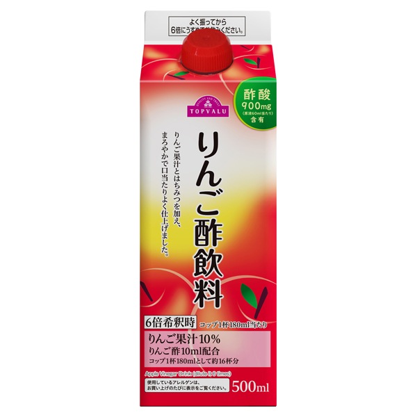 TV りんご酢飲料 500ml まとめ買い(×9)|4902121239504(tc)(426980)