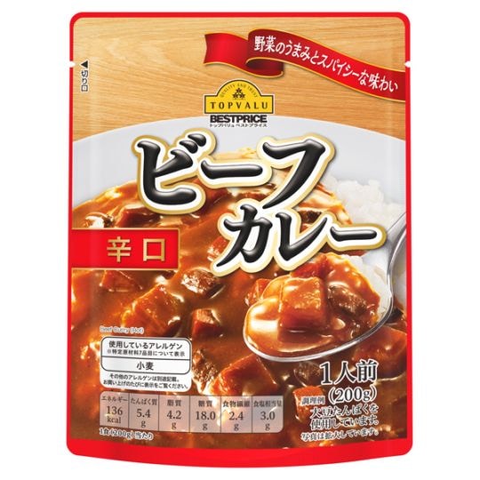 TVBP ビーフカレー辛口 200g まとめ買い(×20)|4549414156683(tc)(426980)