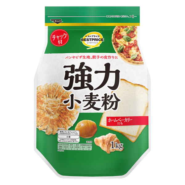TVBP 強力小麦粉 1kg まとめ買い(×15)|4549414087208(tc)(426980)
