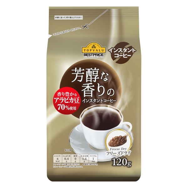 TVBP インスタントコーヒー　フリーズドライ 120g まとめ買い(×12)|4549741647847(tc)(426980)