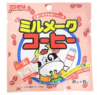 大島食品工業 ミルメークコーヒー 6g×5個 まとめ買い(×10)|4970075659013(tc)(011020)