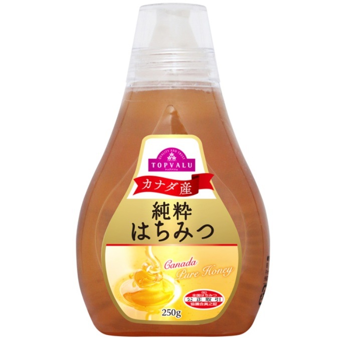 【限定クーポン対象商品】◆TV カナダ産純粋はちみつ 250g まとめ買い(×10)|4549741450492(tc)(426980)
