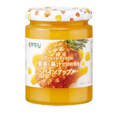 ◆カンピー Fruits×Fruits パイン 260g まとめ買い(×6)|4901401205116(tc)(011020)