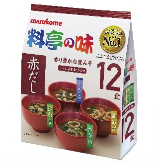 【限定クーポン対象商品】マルコメ お徳用 料亭の味みそ汁赤だし 12食 まとめ買い(×12)|4902713127295(tc)(011020)