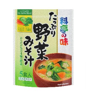 マルコメ お徳用 料亭の味 野菜 5食 まとめ買い(×7)|4902713131629(tc)(011020)