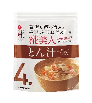 マルコメ プラス糀生みそ汁糀美人とん汁 4食 まとめ買い(×7)|4902713136280(tc)(011020)