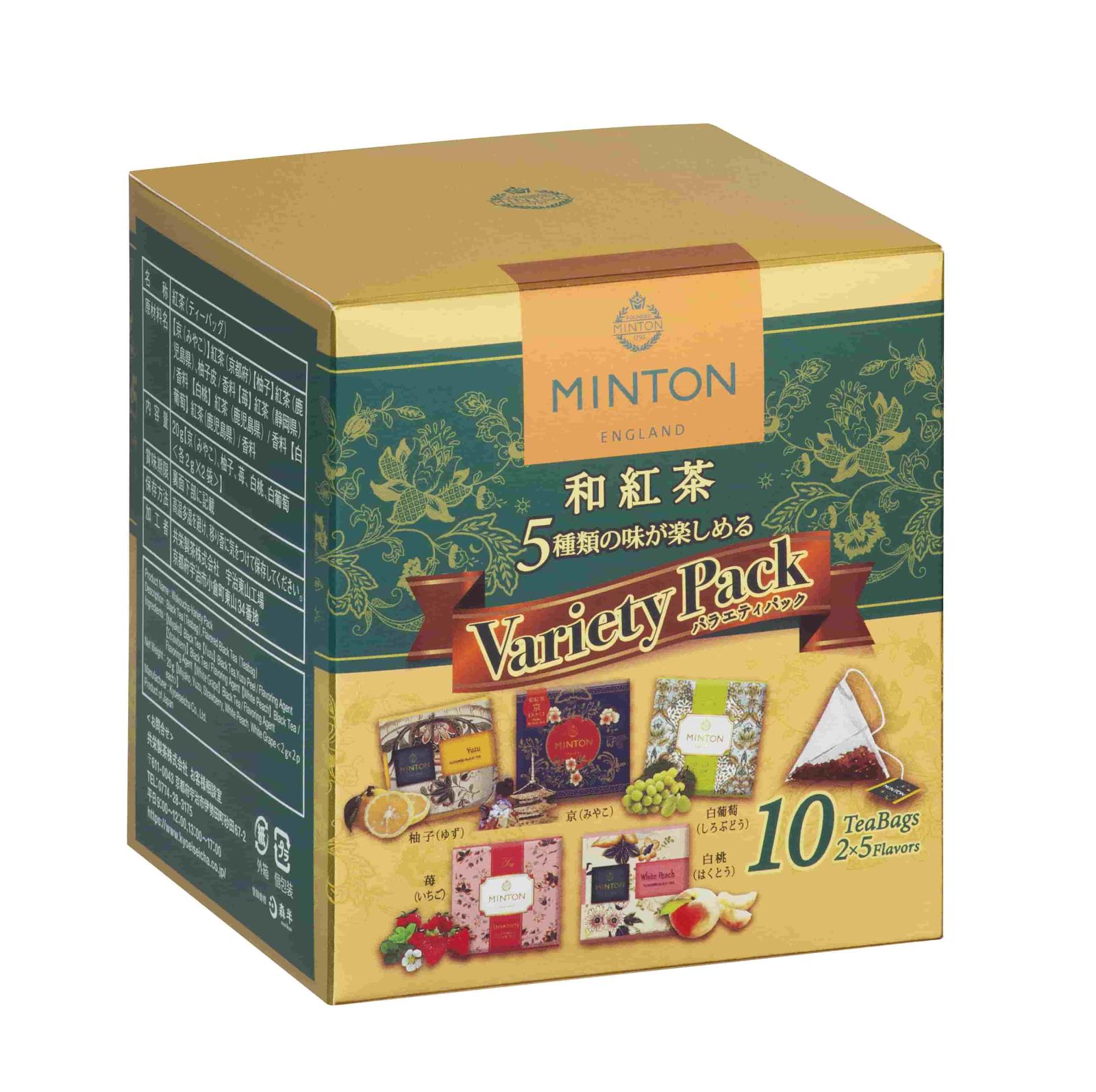 ミントン 和紅茶 バラエティパック 10袋 まとめ買い(×6)|4901321577720(tc)(012956)