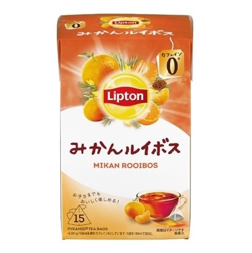 リプトン みかんルイボス ティーバッグ 15袋 まとめ買い(×6)|4902203523781(tc)(011020)