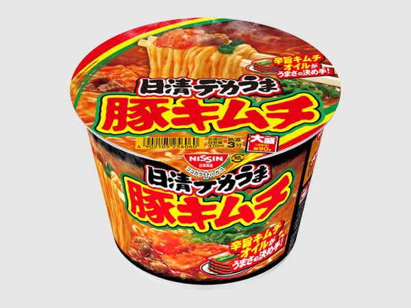 日清食品 デカうま 豚キムチ 101g まとめ買い(×12)|4902105256060(tc)(011020)